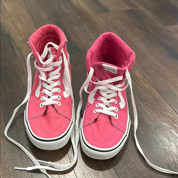 Vans Shoes - Vans Pink and White Women's Sneakers